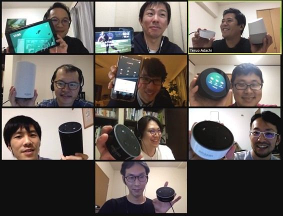 Alexaスキルを使った社内ハッカソンの様子