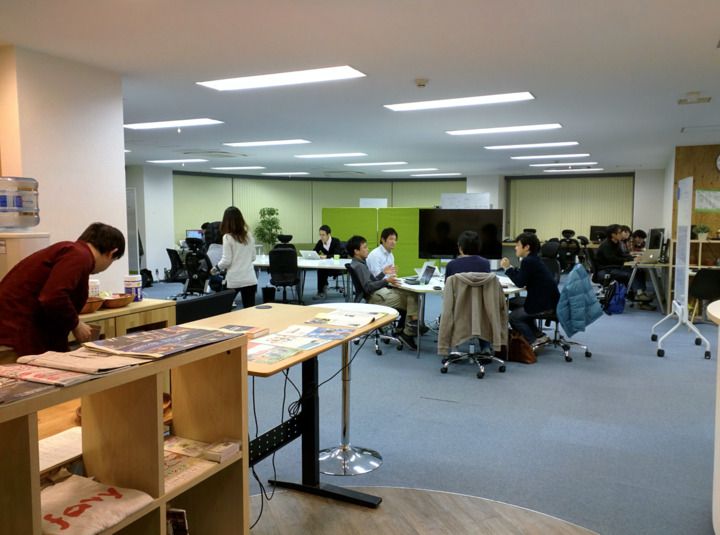 オフィスに出社していた時期(2014年頃)